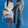 Pleated Waist Shirt Dress