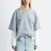 Oversized Striped Cotton T-Shirt