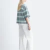 Oversized Striped Cotton T-Shirt