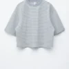 Oversized Striped Cotton T-Shirt