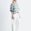 Oversized Striped Cotton T-Shirt