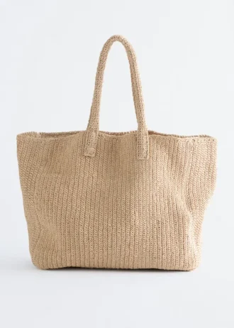 Paper Straw Tote Bag