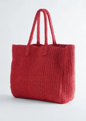 Paper Straw Tote Bag