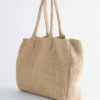 Paper Straw Tote Bag
