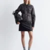 Patch-Pocket Leather Jacket