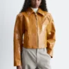 Patent Leather Biker Jacket