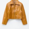 Patent Leather Biker Jacket