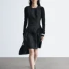 Peplum Mini Dress