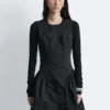 Peplum Mini Dress