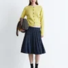 Pleated Midi Skirt