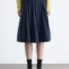 Pleated Midi Skirt