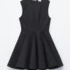 Pleated Mini Dress