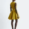 Pleated Mini Dress