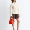Pleated-Waist Linen Shirt