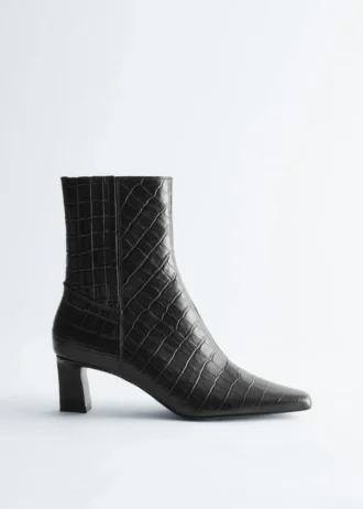 Pointed-Toe Ankle Boots