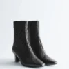 Pointed-Toe Ankle Boots