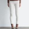 Pointelle-Knit Leggings