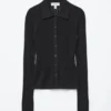 Pointelle Rib Polo Shirt
