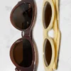 Polarized Cat-Eye Acetate Sunglasses