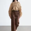 Press-Crease Cotton Trousers