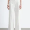 Press-Crease Cotton Trousers