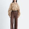 Press-Crease Cotton Trousers