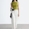 Press-Crease Cotton Trousers