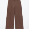 Press-Crease Cotton Trousers