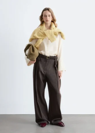 Press-Crease Wool Trousers