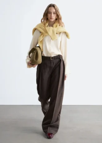 Press-Crease Wool Trousers