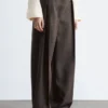 Press-Crease Wool Trousers
