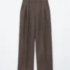 Press-Crease Wool Trousers