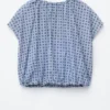 Printed Balloon Blouse