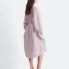 Printed Silk-Cotton Midi Dress