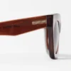 Rectangular-Frame Acetate Sunglasses