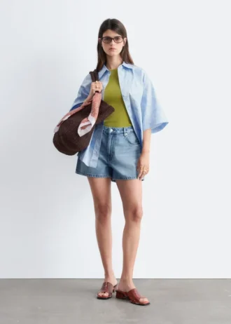 Relaxed Denim Shorts