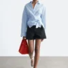 Relaxed Denim Shorts