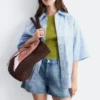 Relaxed Denim Shorts