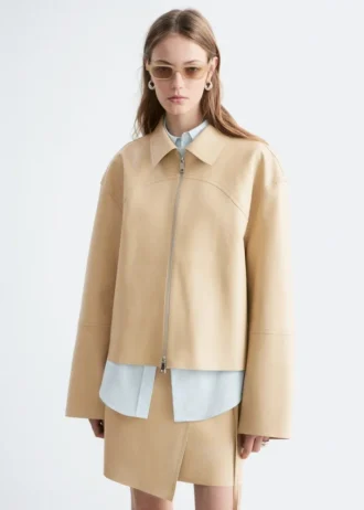 Relaxed Leather Jacket