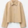 Relaxed Leather Jacket