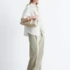 Relaxed Short-Sleeve Denim Shirt