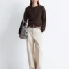 Relaxed Wide-Leg Cotton Trousers