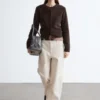 Relaxed Wide-Leg Cotton Trousers