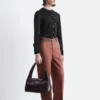 Relaxed Wide-Leg Cotton Trousers