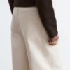 Relaxed Wide-Leg Cotton Trousers