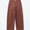 Relaxed Wide-Leg Cotton Trousers