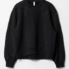 Rhinestone-Embroidered Sweatshirt