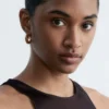 Rhinestone Hoop Earrings