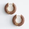 Rhinestone Hoop Earrings