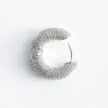 Rhinestone Hoop Earrings